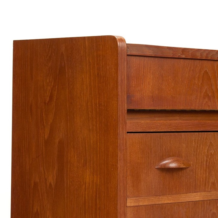 Mid-Century teak vintage chest of drawers and dressing table in