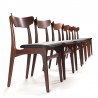 Vintage set of 6 Mid-Century Schiønning & Elgaard chairs