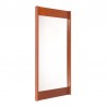 Teak vintage mirror from Denmark, 1960s
