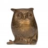 Sixties vintage figurine of an owl in brass