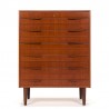 G.J. Møbler Danish vintage Mid-Century chest of drawers