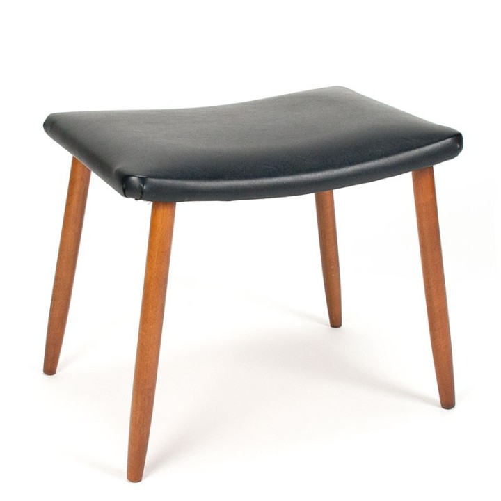 Vintage jaren vijftig poef/ ottoman