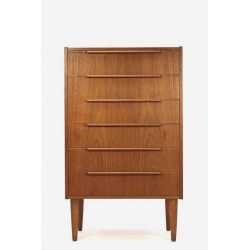 Chest of drawers in teak vintage 1960s