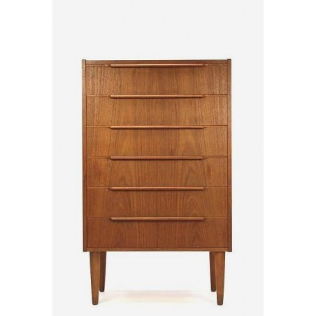Chest of drawers in teak vintage 1960s