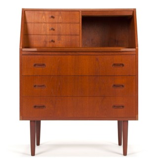 Secretaire meubel Mid-Century vintage Deens model