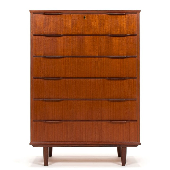 Large model vintage Danish chest of drawers from the Ejsing