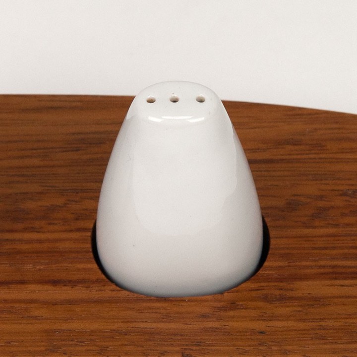 Vintage salt and pepper shakers with mustard pot from Bavaria