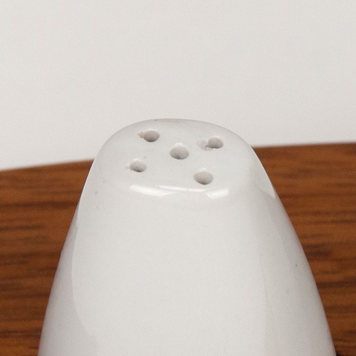 Vintage salt and pepper shakers with mustard pot from Bavaria