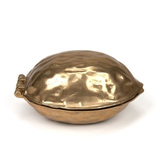 Vintage notenkraker in messing