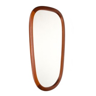 Danish vintage mirror from the sixties in teak wood