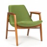 Scandinavische vintage fauteuil met organisch design