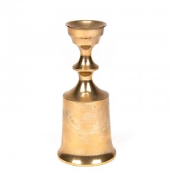 Danish brass vintage candlestick