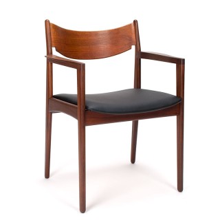Danish vintage desk chair in teak wood