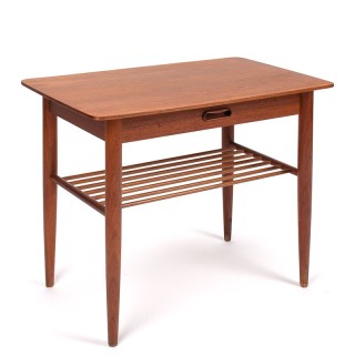 Mid-Century vintage side table/cabinet with small drawer