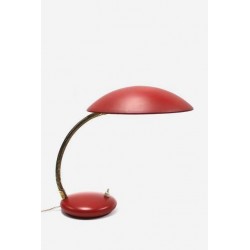 Rode tafel-/bureaulamp van Hala
