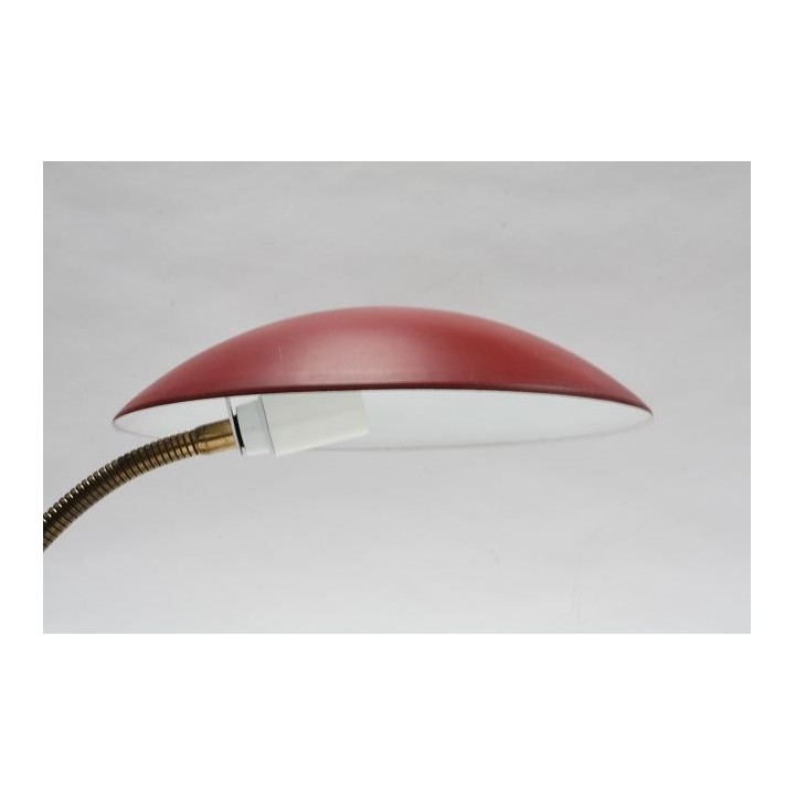 Rode tafel-/bureaulamp van Hala - Retro Studio