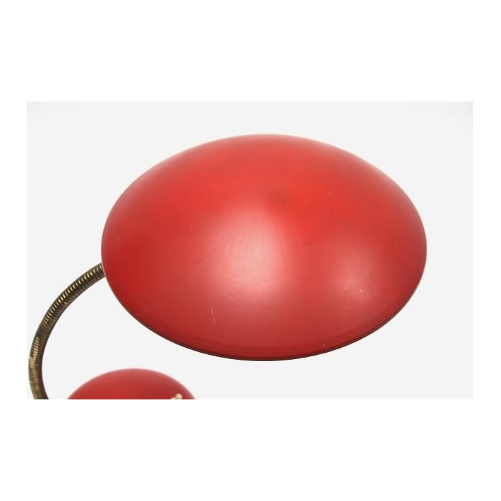 Rode tafel-/bureaulamp van Hala - Retro Studio