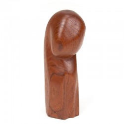Teak vintage figurine/object from the sixties