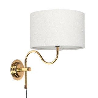 Brass vintage Danish wall lamp Darø