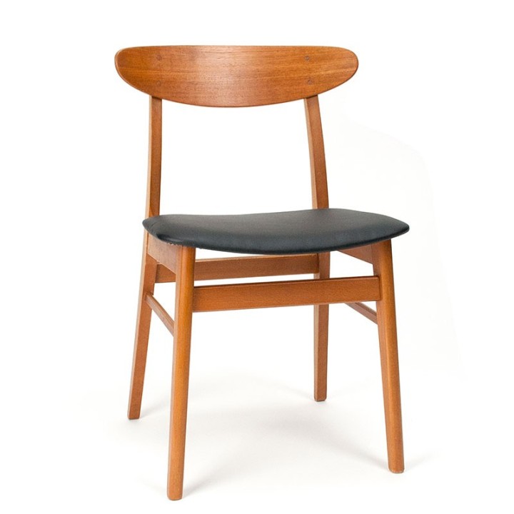 Mid-Century Danish vintage dining table chair