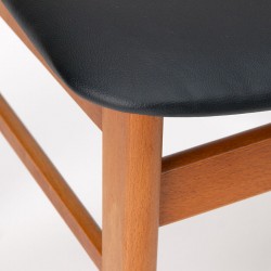 Mid-Century Danish vintage dining table chair