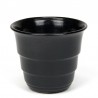 Black vintage small model flower pot
