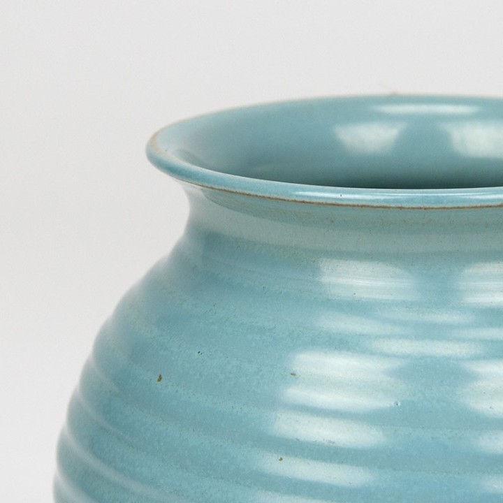 Sphinx Maastricht vintage blue/green vase