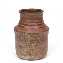 Mobach Utrecht vintage ceramic vase brown