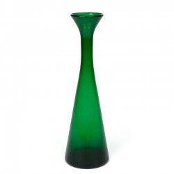 Green glass vintage carafe/vase from Scandinavia