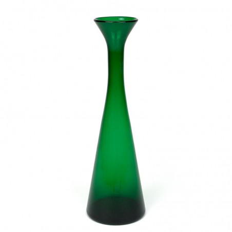 Green glass vintage carafe/vase from Scandinavia