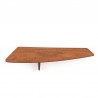 Small organically designed vintage wall shelf in teak ​