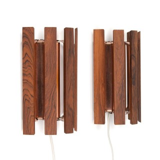 Set of vintage Werner Schou wall lamps for Coronell