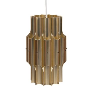 Bent Karlby vintage Pan hanglamp voor Lyfa in messing