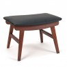 Ottoman/pouf vintage Danish vintage model in teak