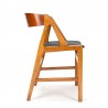 Henning Kjaernulf vintage Danish model 72 dining table chair