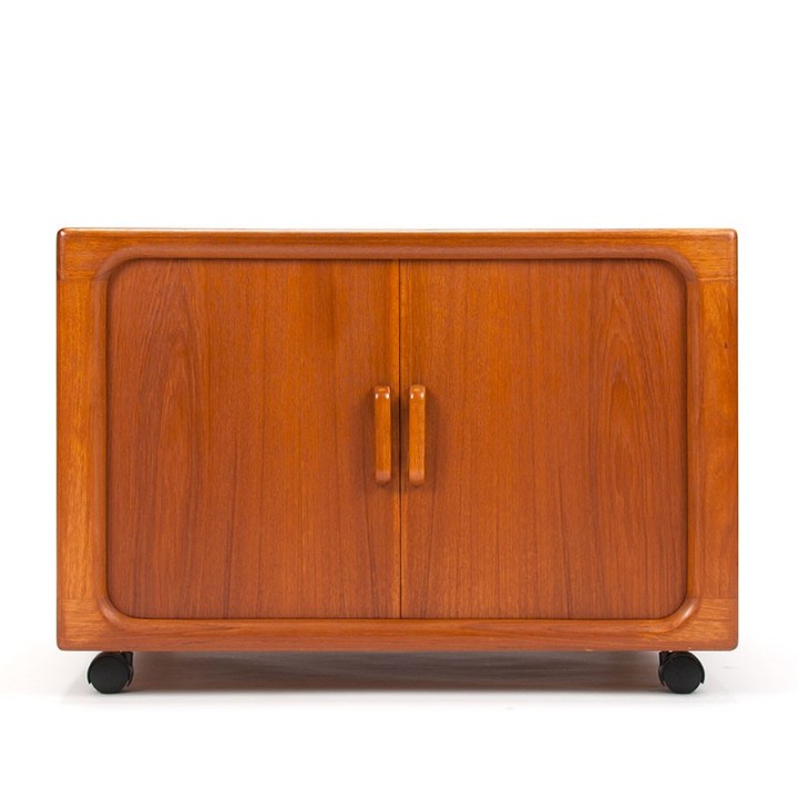 Dyrlund vintage Mid-Century cabinet with tambour doors
