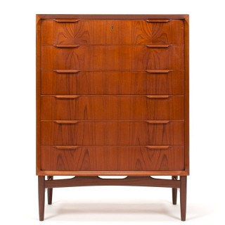 Mid-Century vintage Deense ladekast luxe uitvoering
