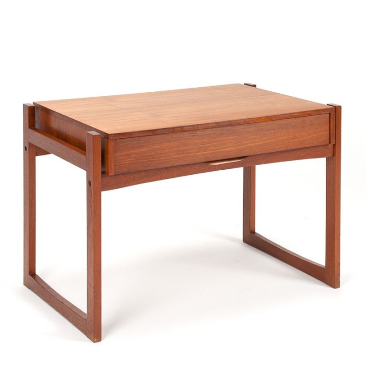 Teak Mid-Century vintage Danish side table with drawer