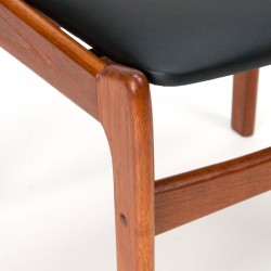Mid-Century set of 4 stylish vintage Danish dining table chairs