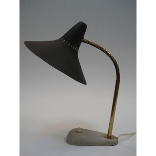 50's tablelamp grey/black cap - Retro Studio
