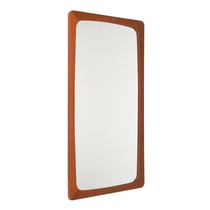 Teak vintage Danish Mid-Century mirror