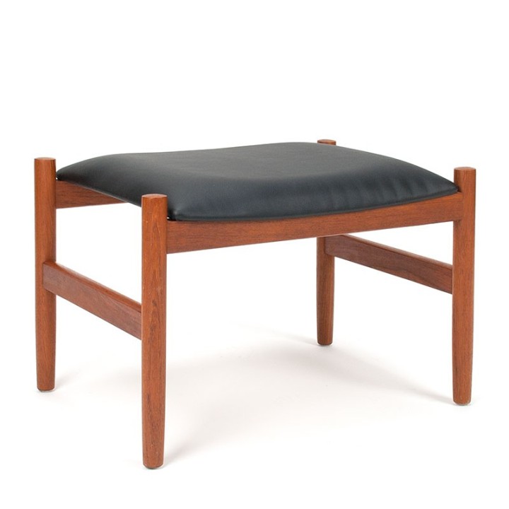 Vintage Danish ottoman from Spøttrup in teak