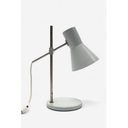 Grey industrial desk lamp