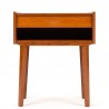 Small model Danish vintage teak bedside table