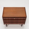 Danish vintage model chest of drawers with 3 drawers