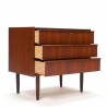 Danish vintage model chest of drawers with 3 drawers