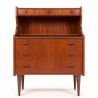 Teak Danish Mid-Century design vintage secretary