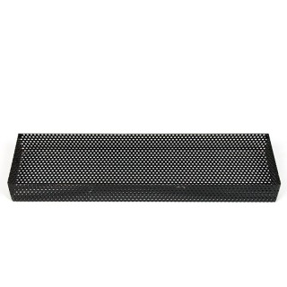 Vintage storage tray in perforated metal