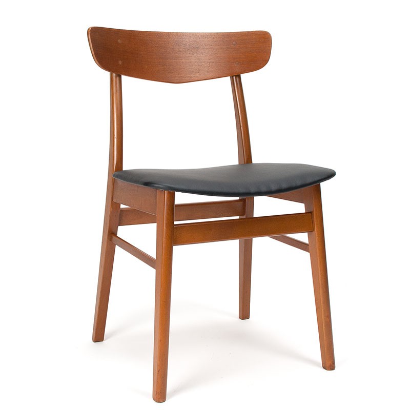 Findahls vintage dining table chair with teak backrest