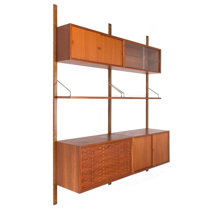 Mid-Century vintage design Royal wall system design Poul